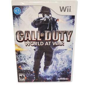 Call of Duty World At War Wii ActiVision Video Games Vintage Video Games